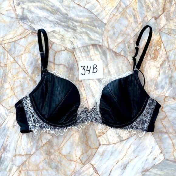 VS Very Sexy Lined Plunge Leather 34B